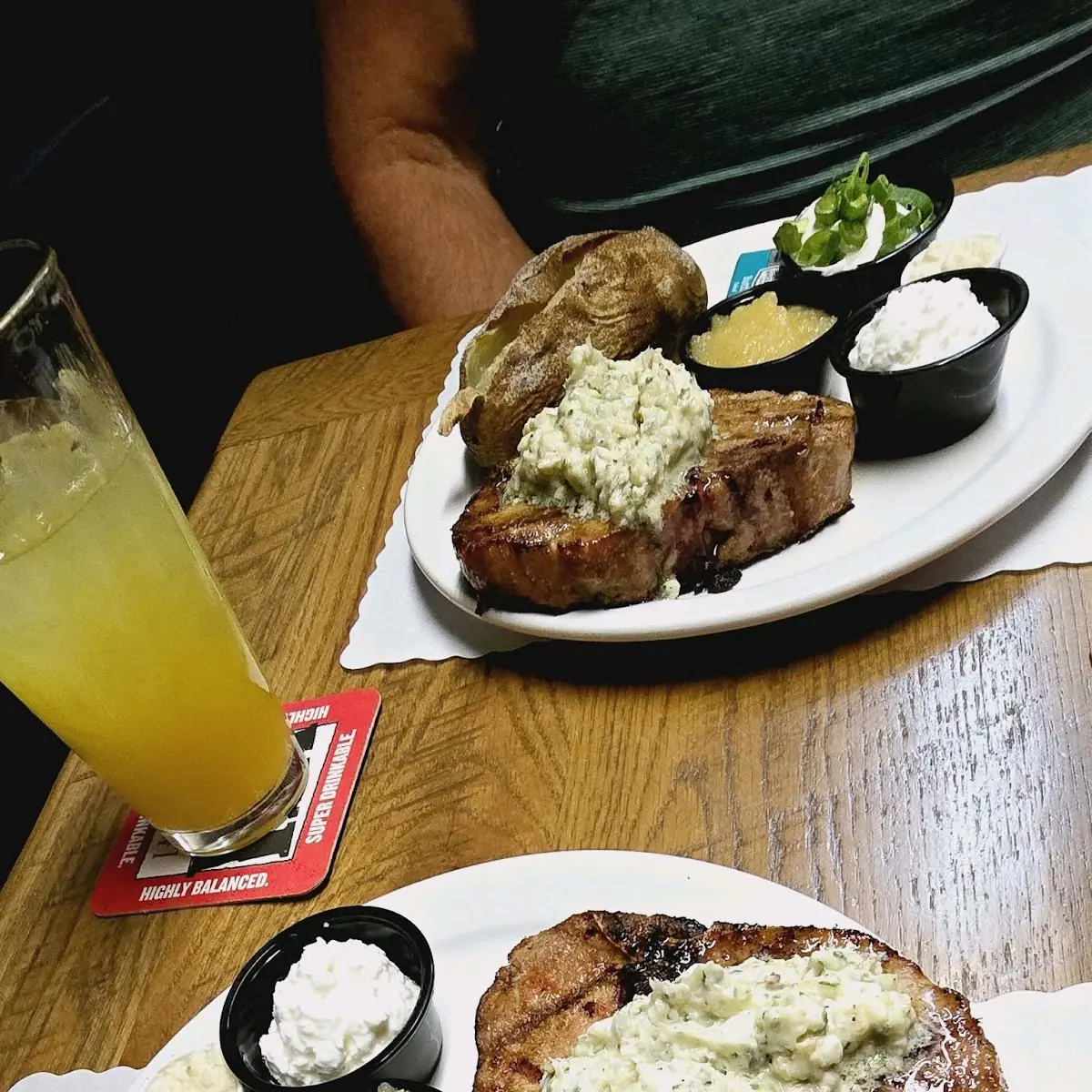 Porter House Pork Chop Dinner