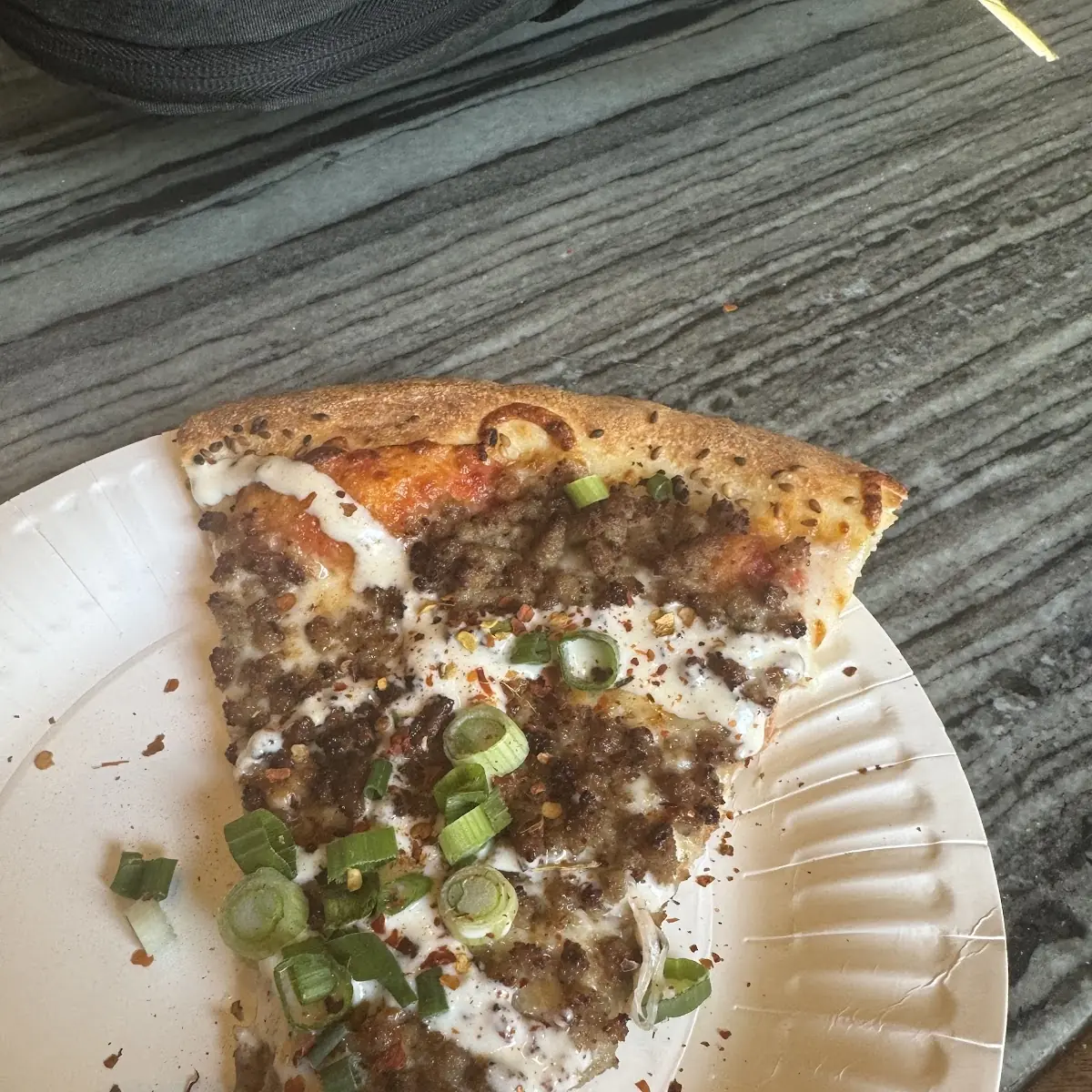 Beef & Blue Cheese Pizza