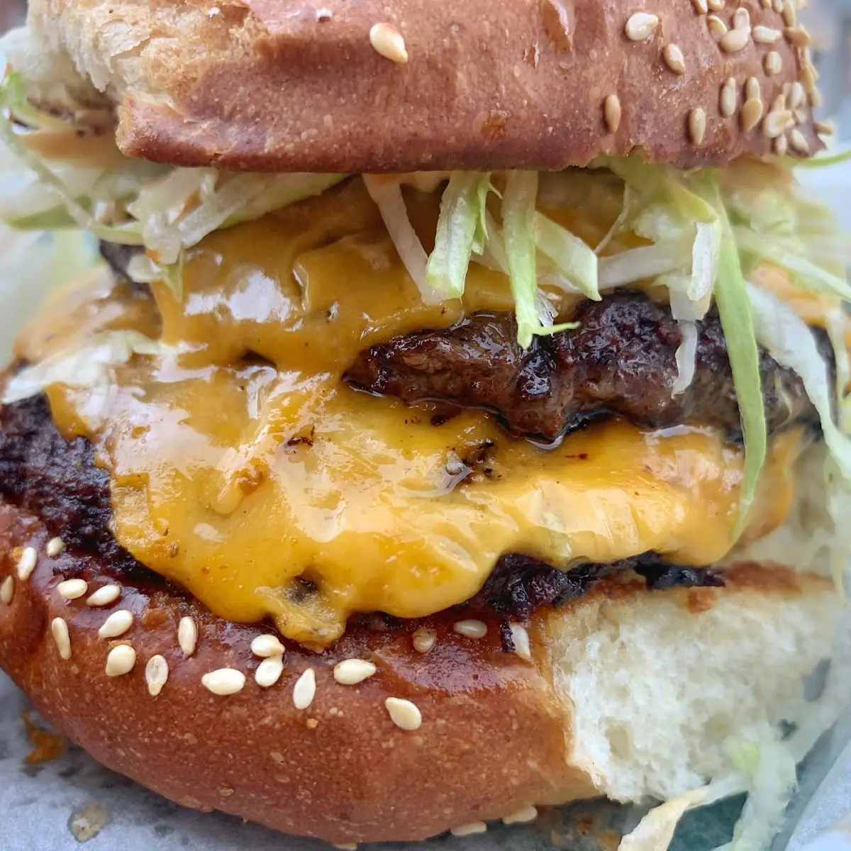 Double Cheeseburger with Bacon