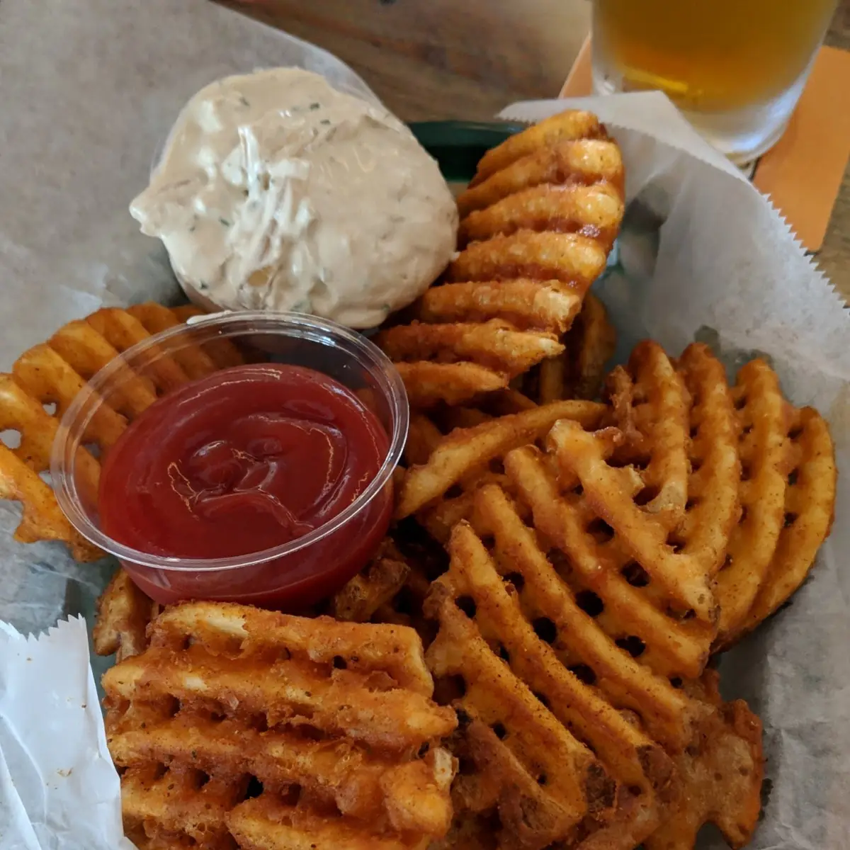 Old Bay Seasoned Waffle Fries V