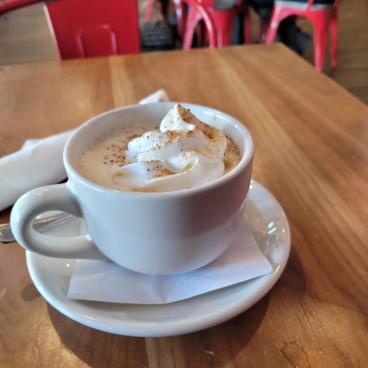 French Vanilla Coffee with Milk
