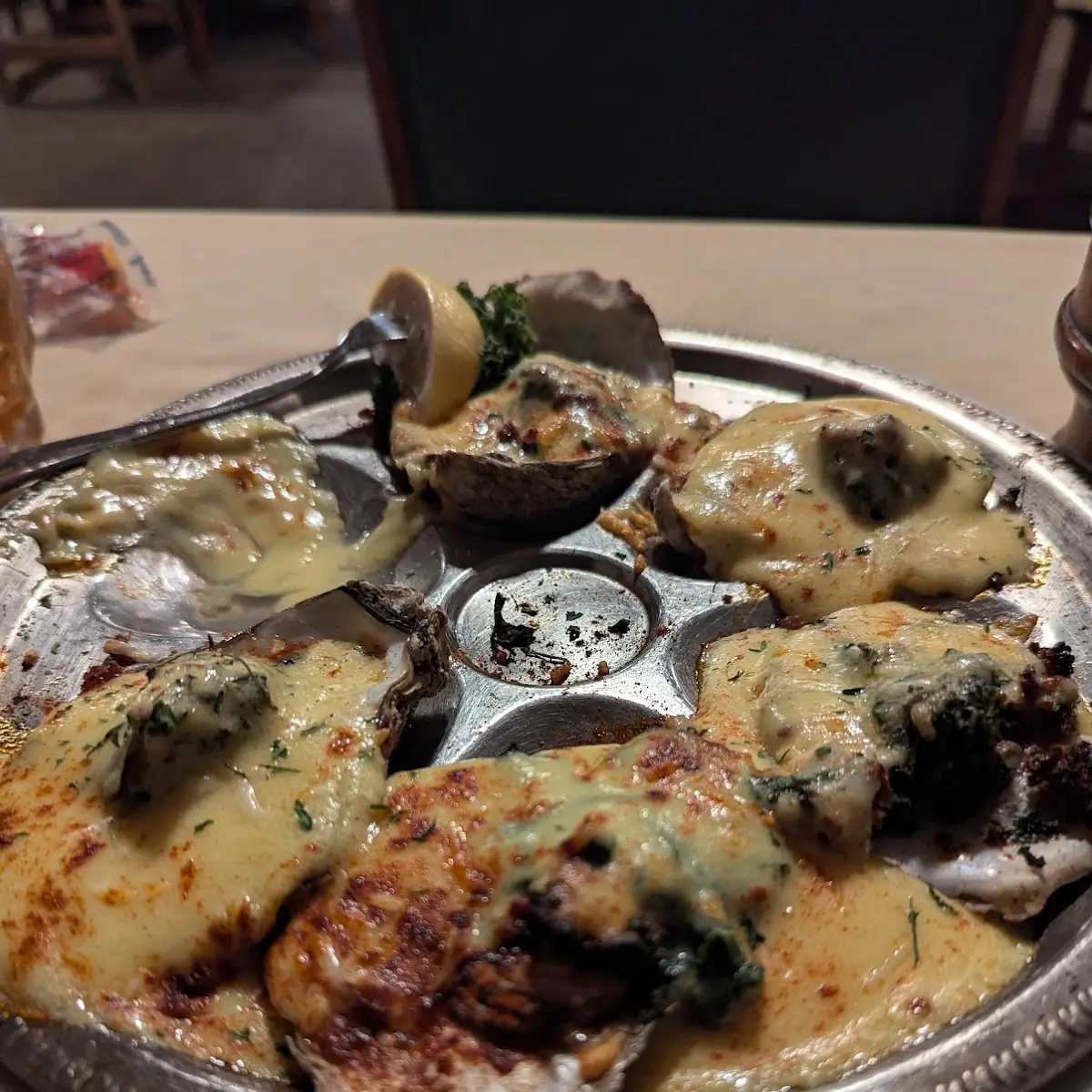 Oysters Rockefeller