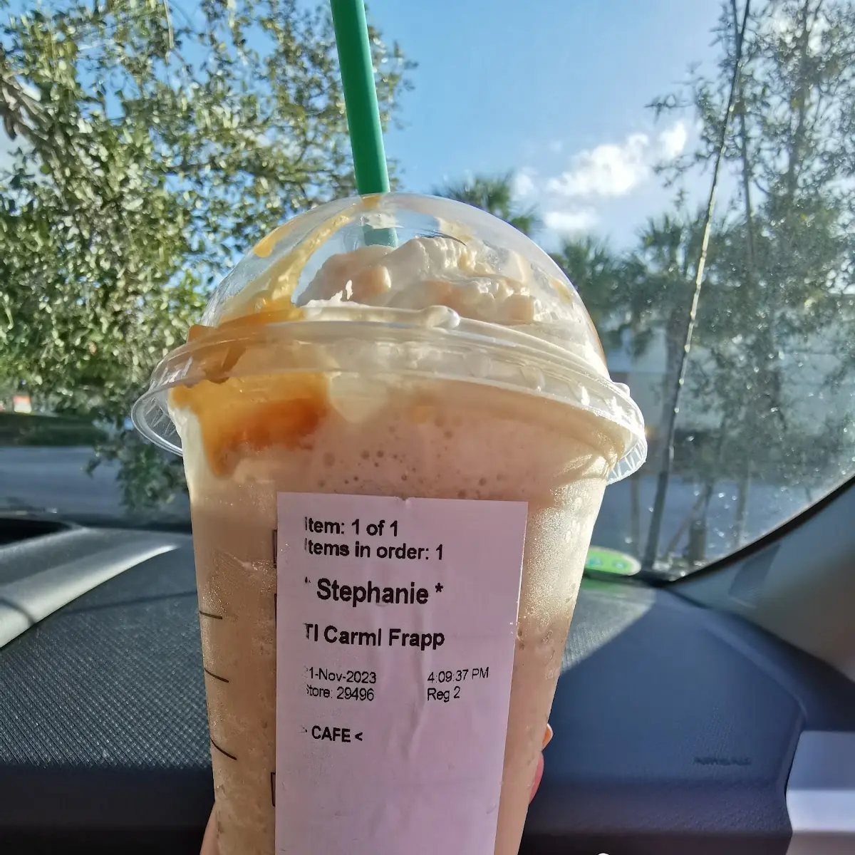 Caramel Frappuccino Blended Beverage