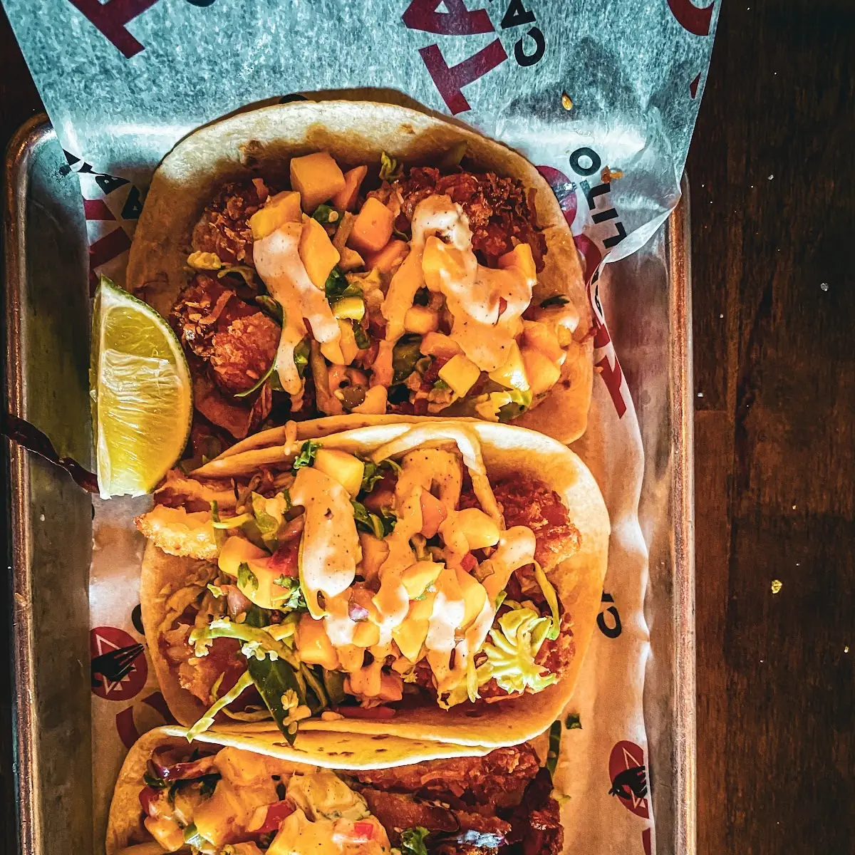 Coconut Shrimp Tacos