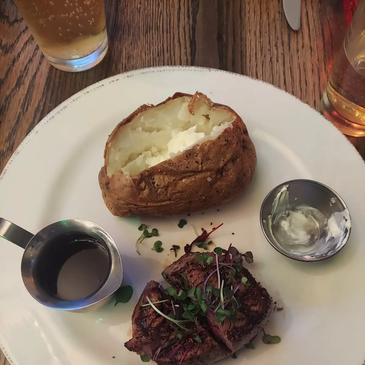 Filet Mignon with Baked Potato