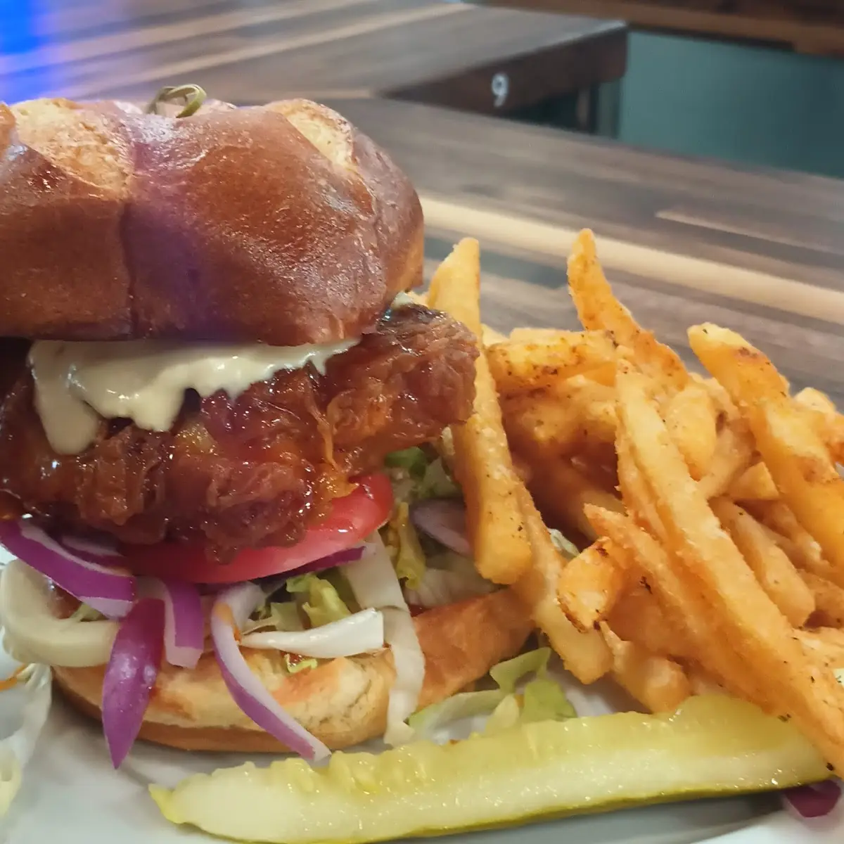 Sweet and Spicy Chicken Sandwich