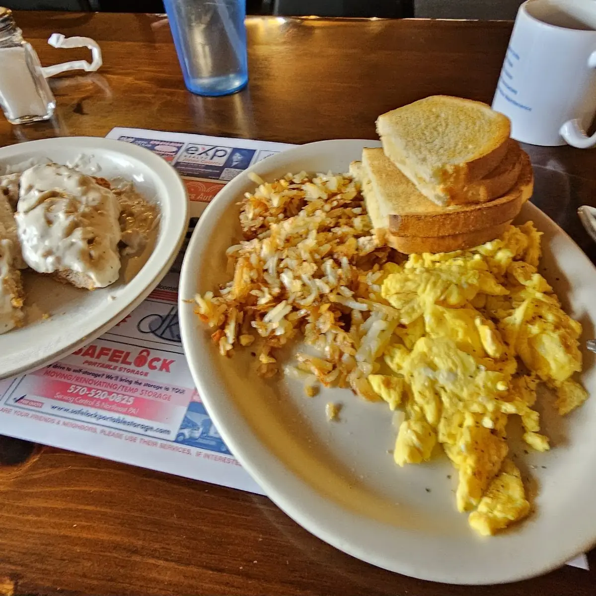 Country Fried Steak and Eggs
