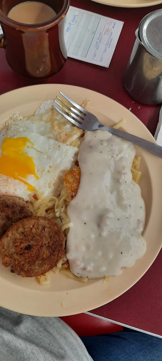 2 Eggs 2 Sausages Hash Brown with Gravy