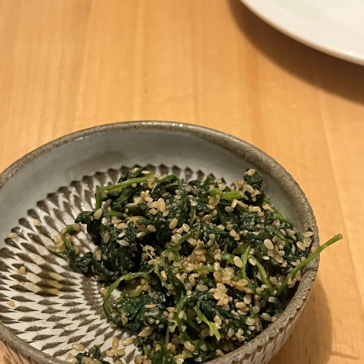 Cold Spinach Salad