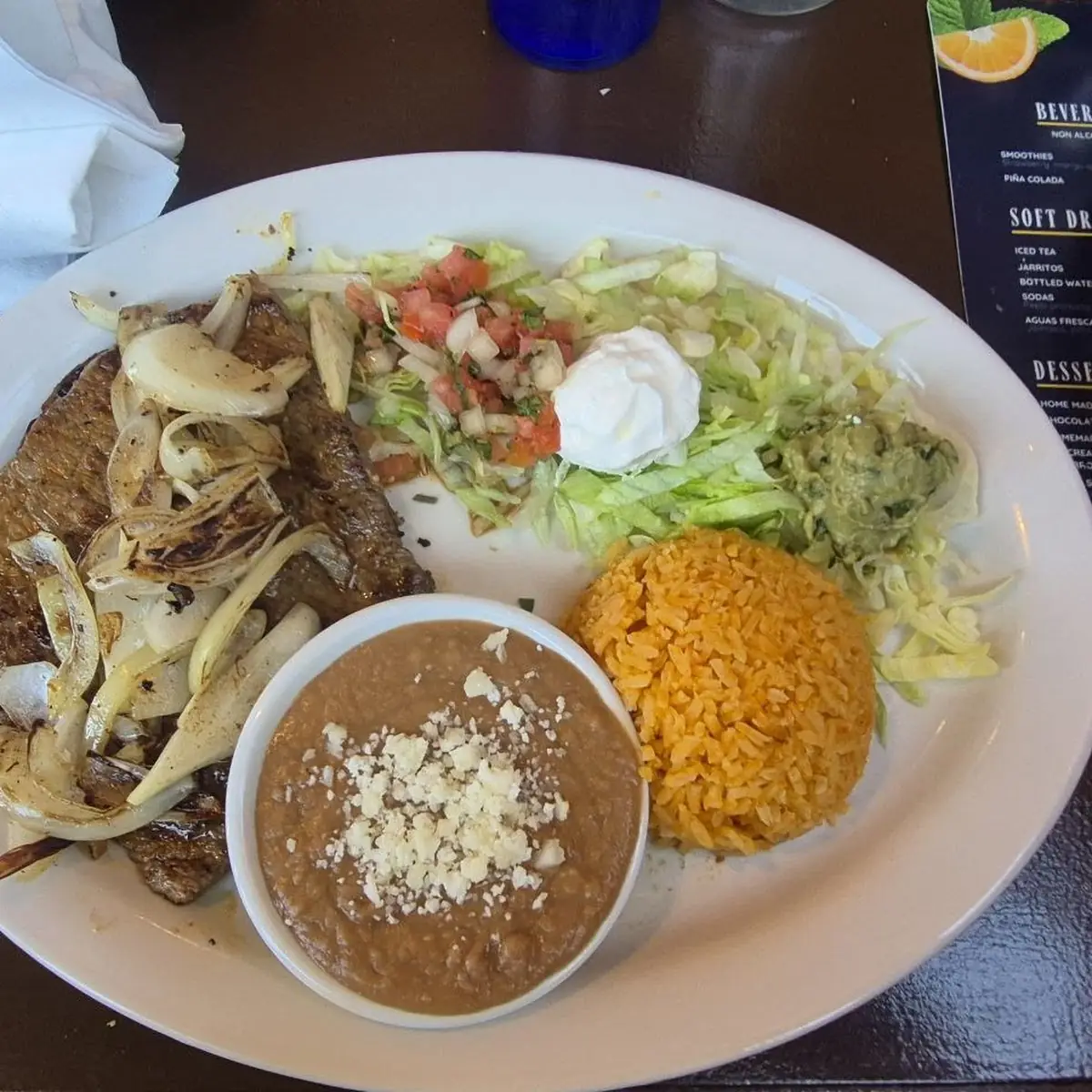 Burrito Refried Beans Rice