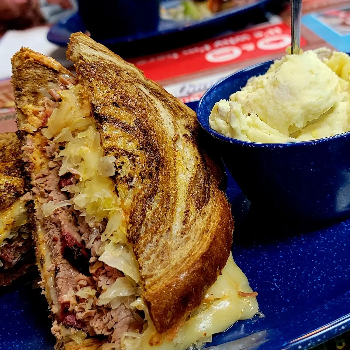 Breuben and Potato Salad