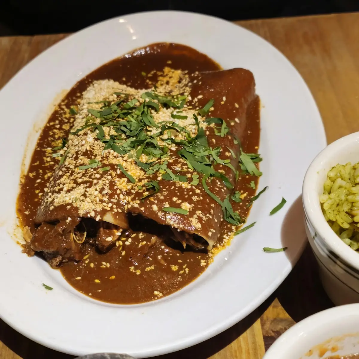 Chicken Mole Enchiladas