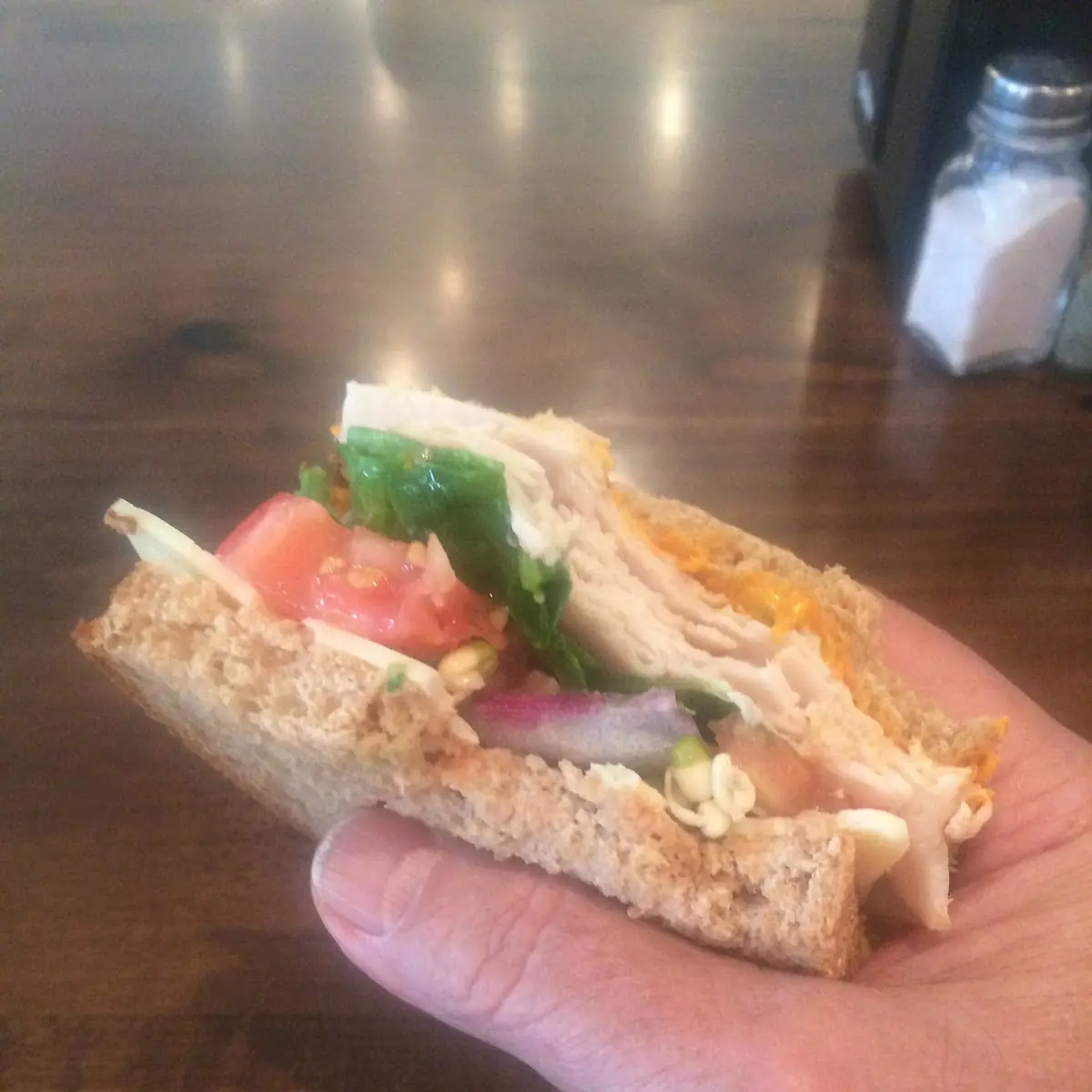 Freshly Made Turkey Sandwich