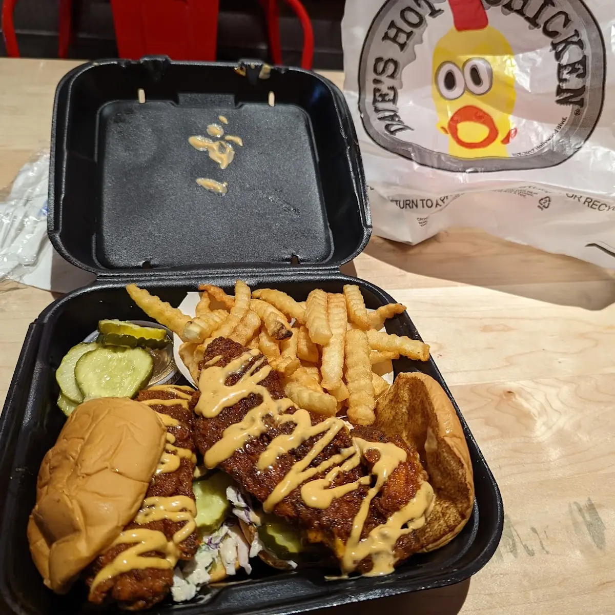 Med Hot Chicken Slider Comb