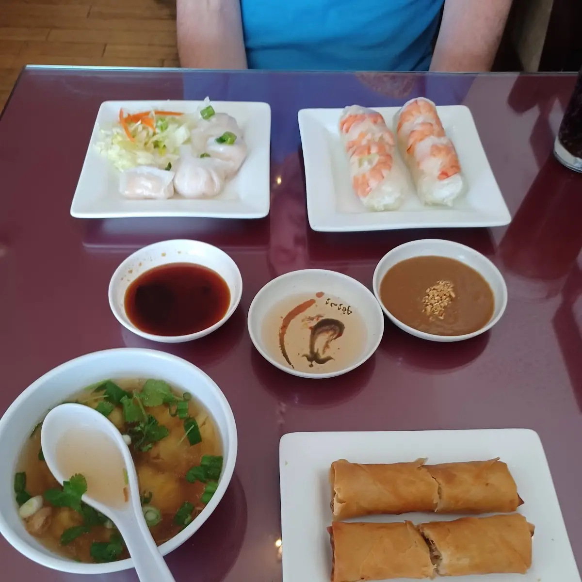 Wonton Soup Shrimp Rolls Etc