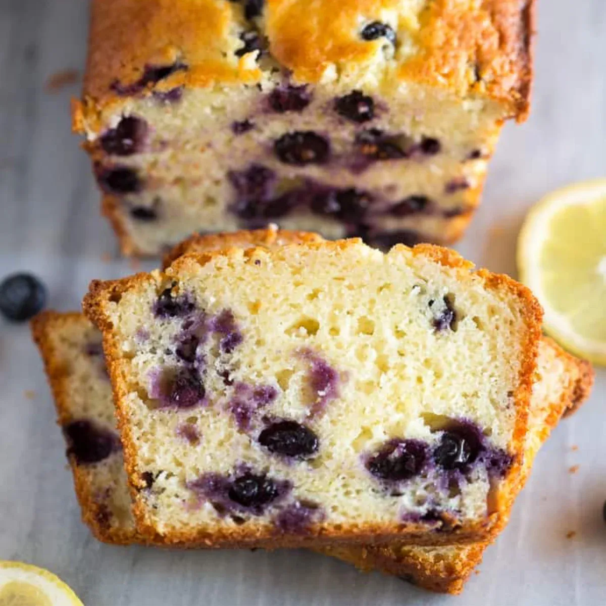 Lemon Blueberry Pound Cake