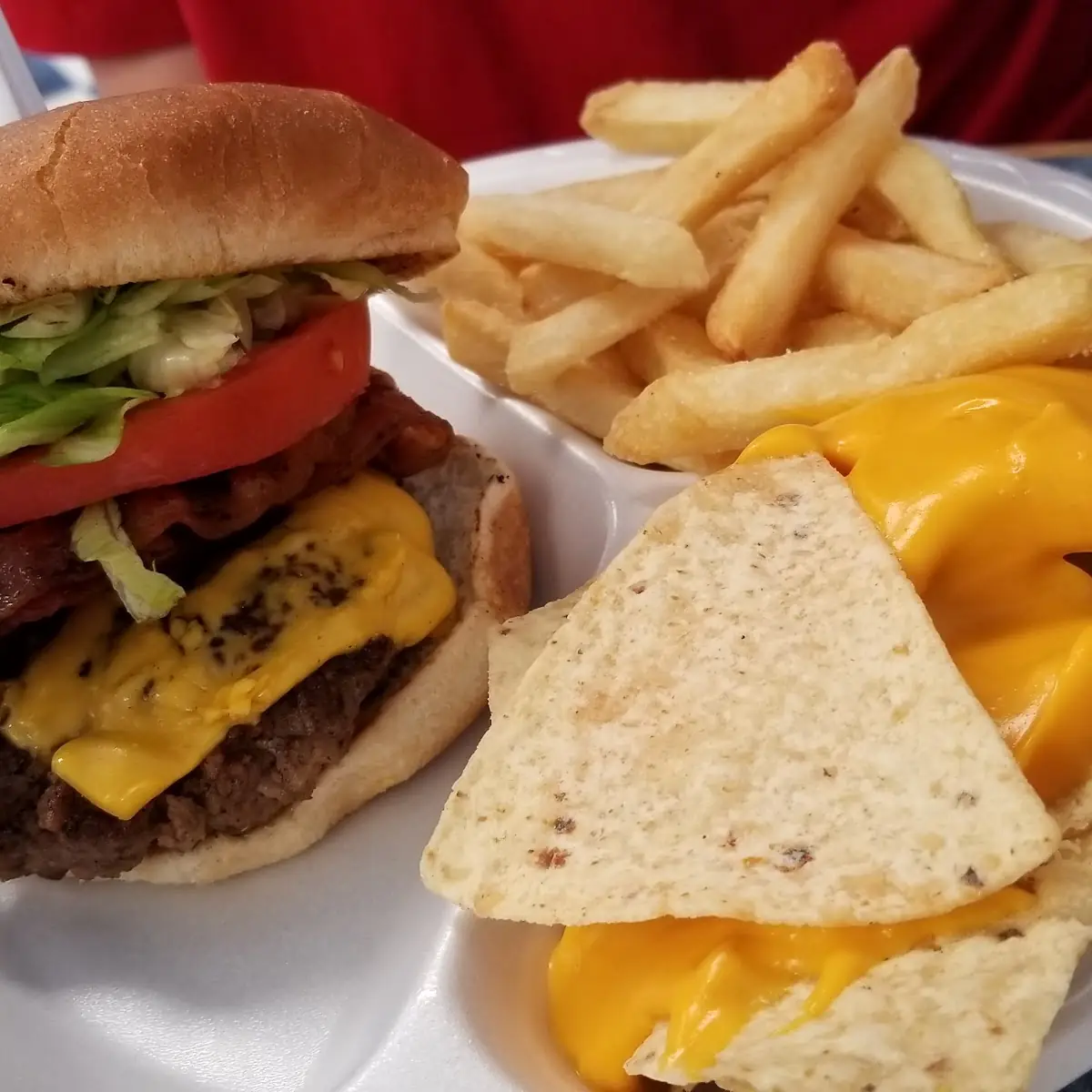 Bacon Cheeseburger Plate