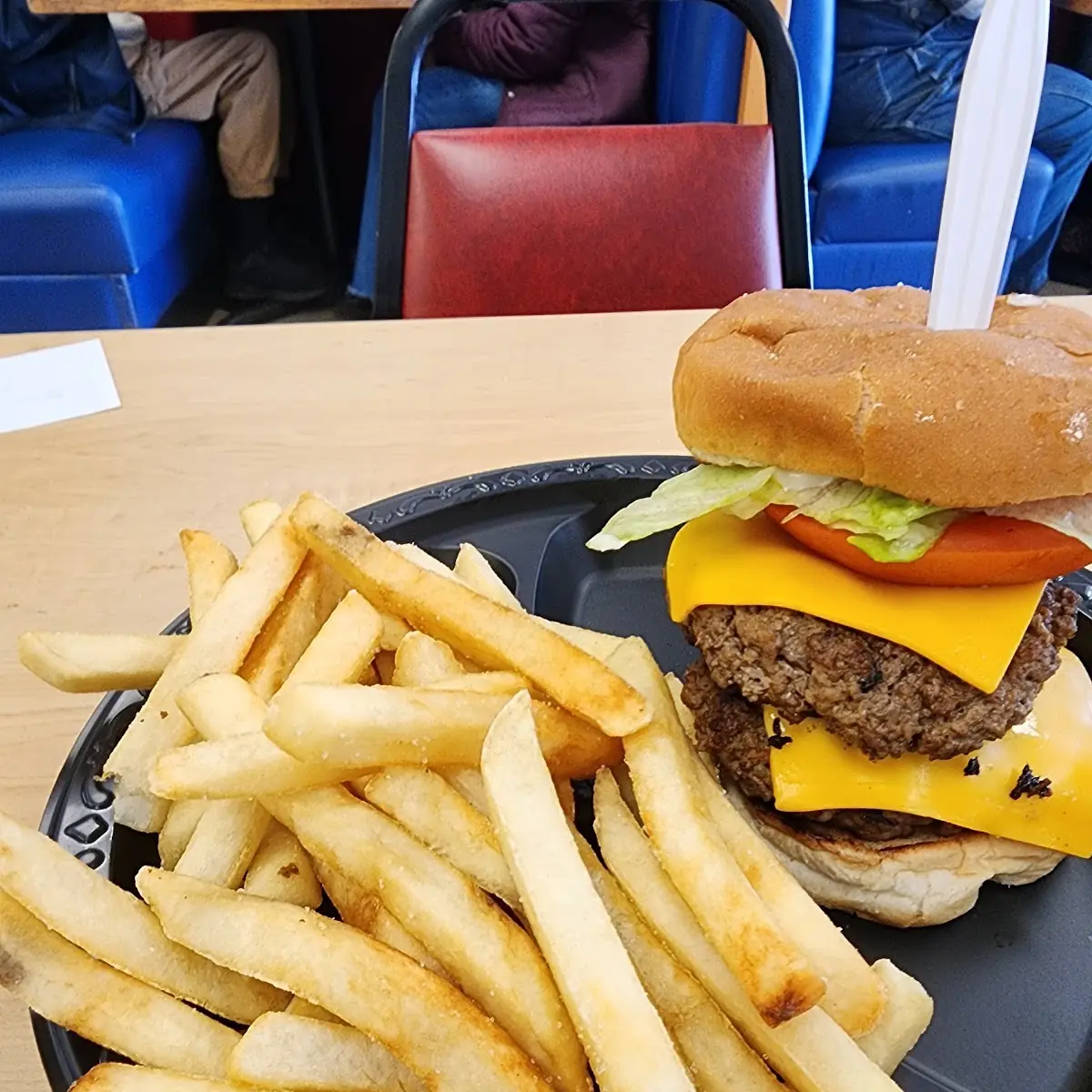 Double Cheeseburger with Fries