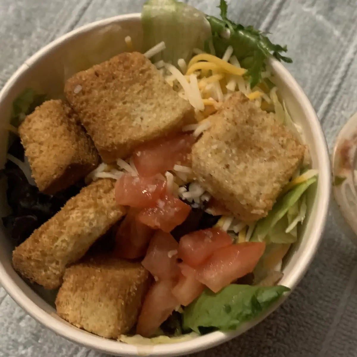 Side Salad with Ranch Dressing