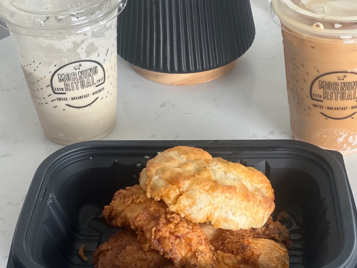 Hot Chicken Biscuit Sandwich