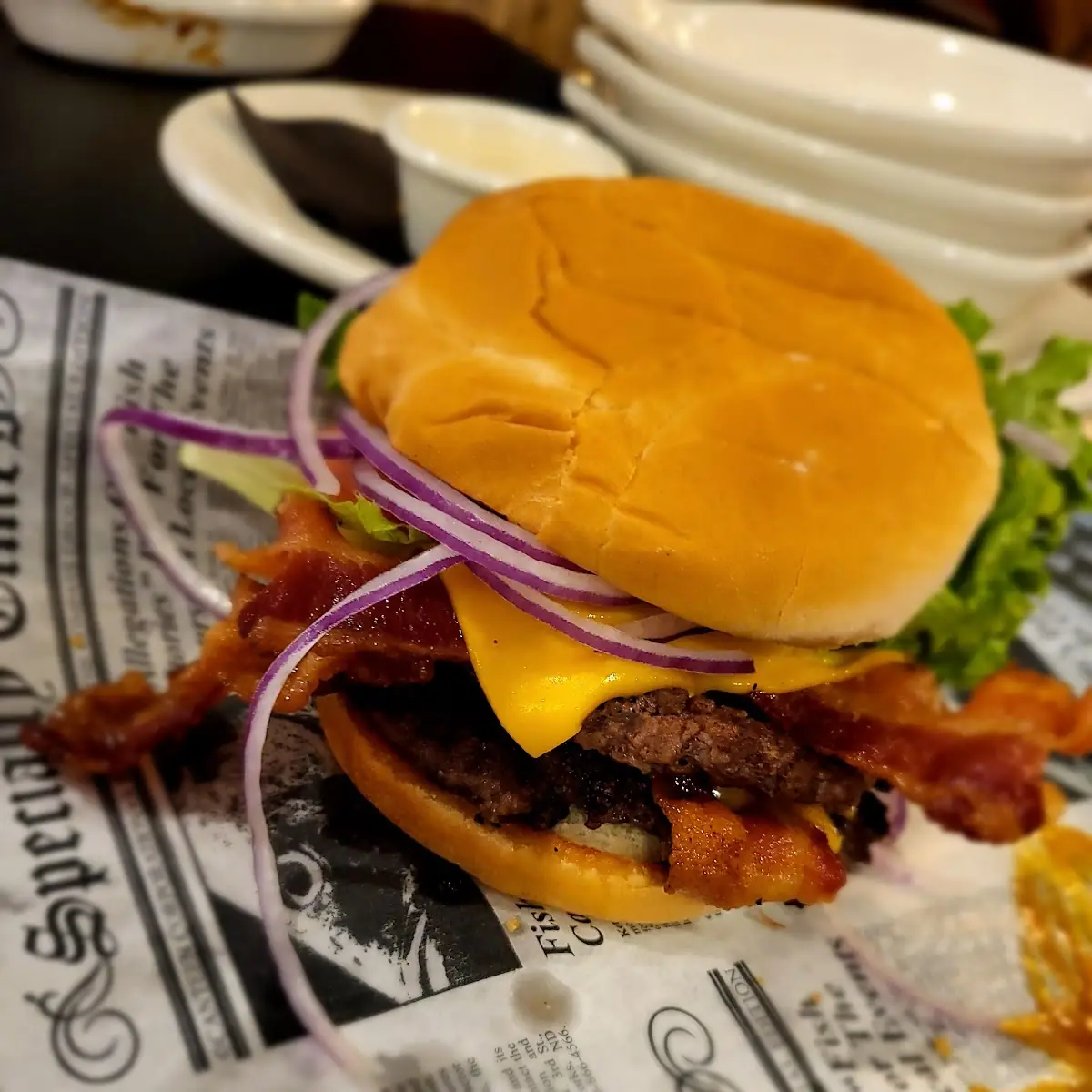 5x5 Bacon Burger