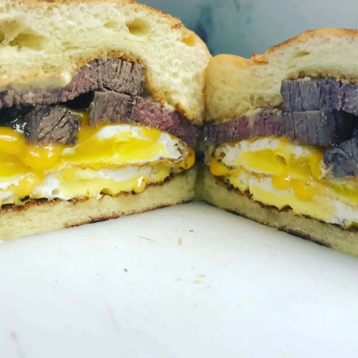 Breakfast Meat Egg & Cheese Sandwich