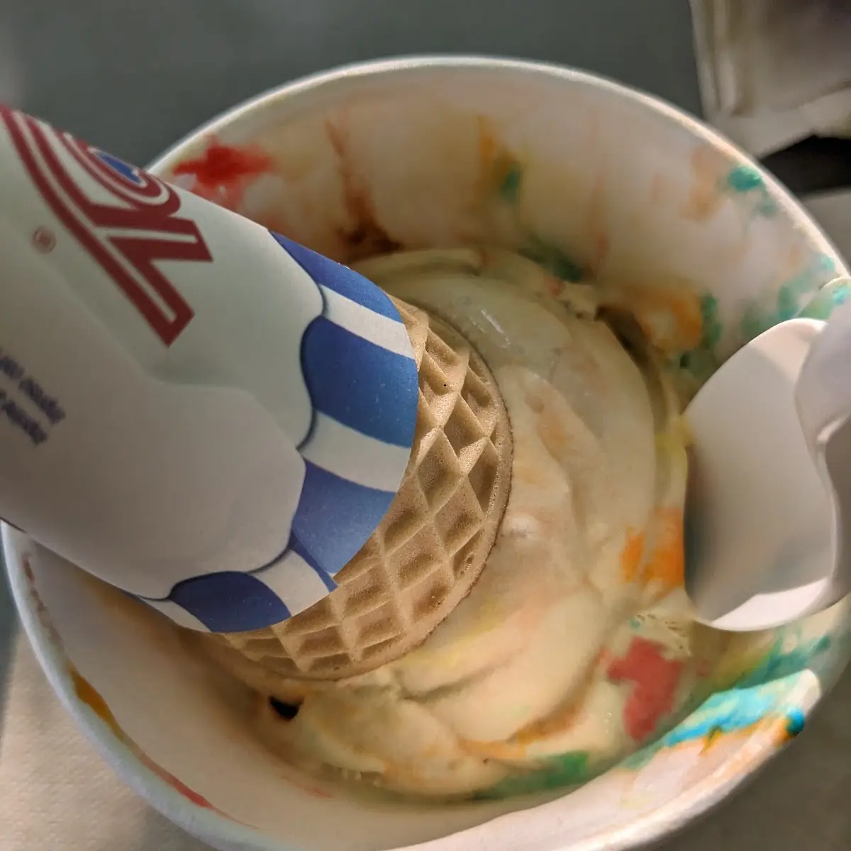 Salted Caramel M&M Ice-Cream