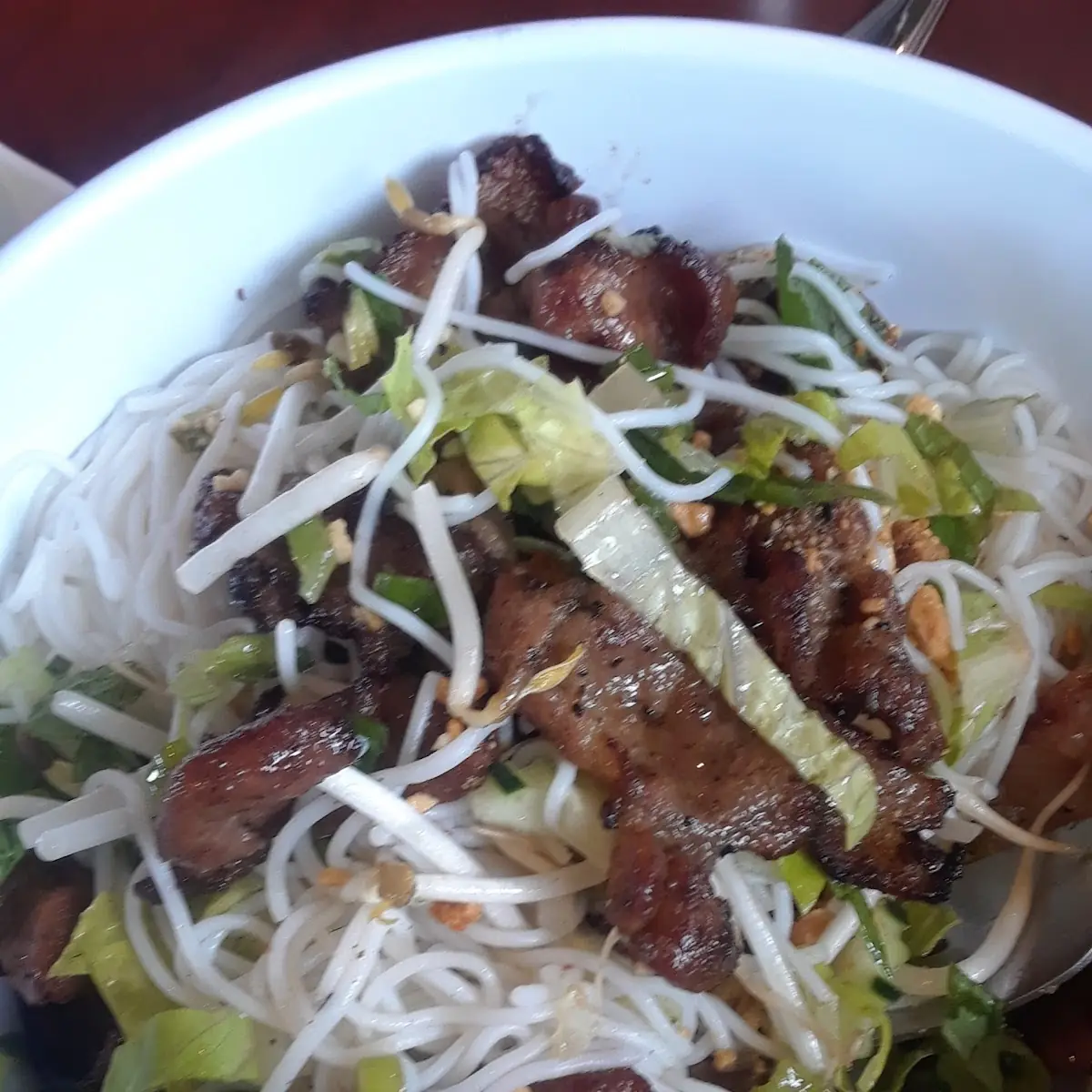 BBQ Pork with Vermicelli Noodles