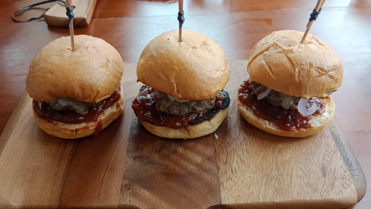Beef Sliders, Elysian Bar