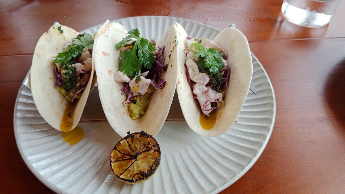 Kingfish Tacos, Elysian Bar