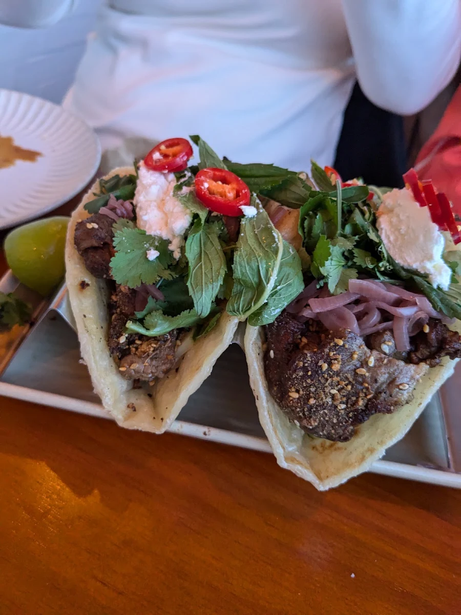 Lamb Roti Tacos, Elysian Bar
