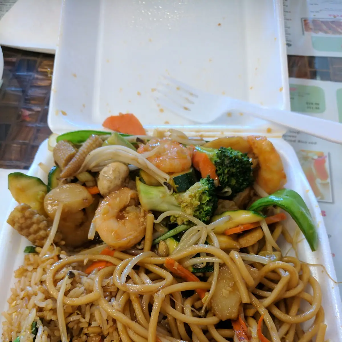Shrimp or Combination Chow Mein