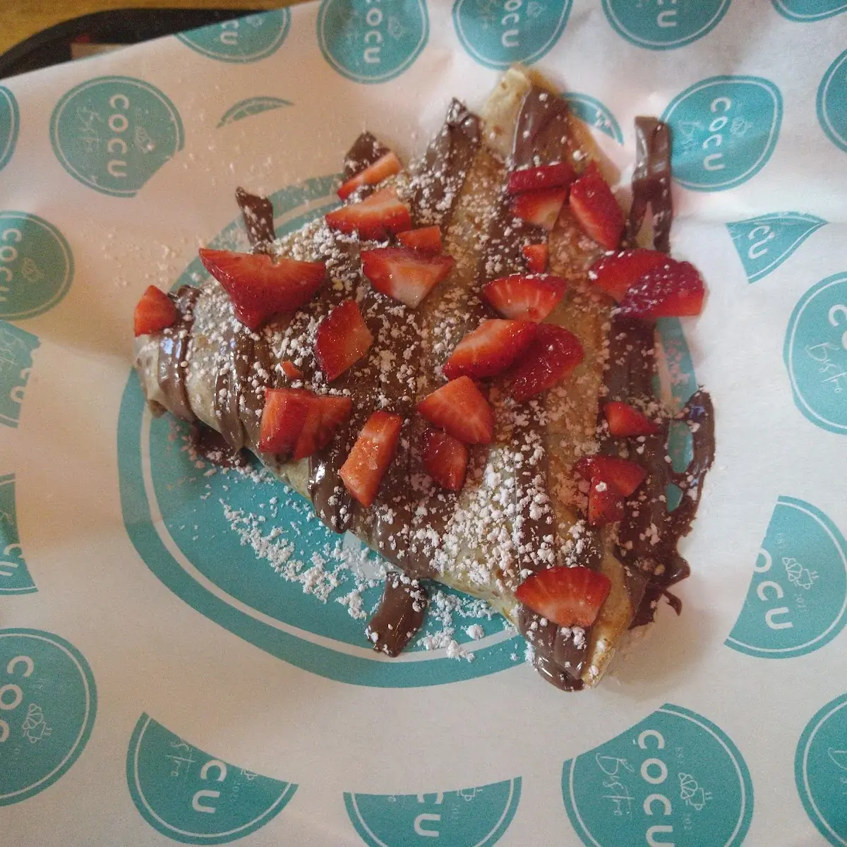 Nutella Strawberry Crepe