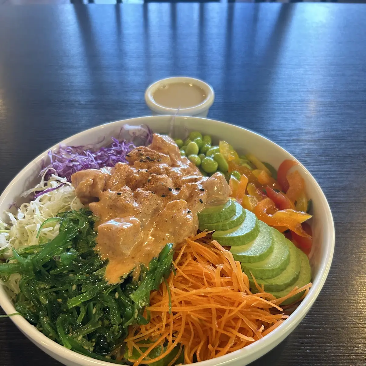 Salmon Poke Bowl with Vegetables