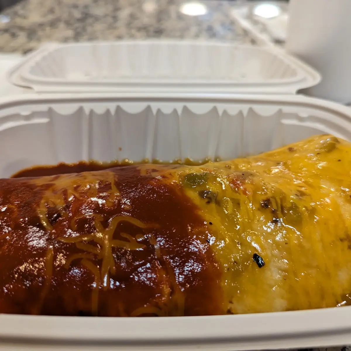 Smothered Breakfast Burrito