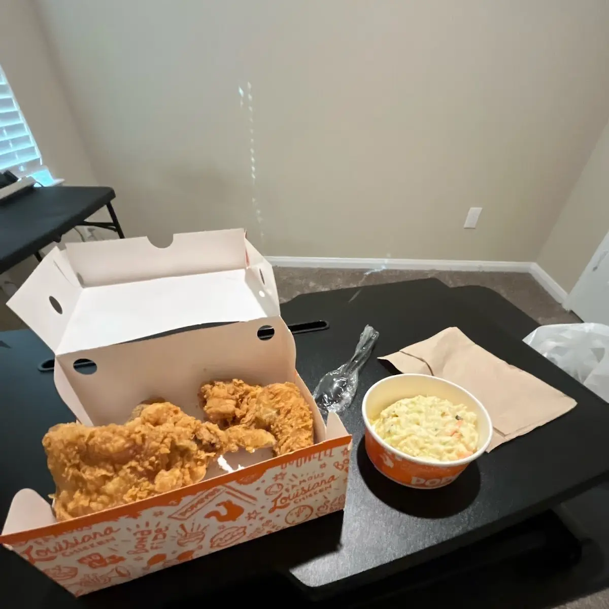 Fried Chicken and Coleslaw