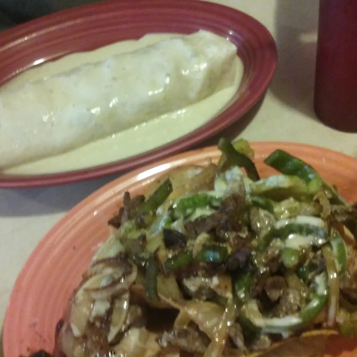 Philly Cheese Steak Burrito