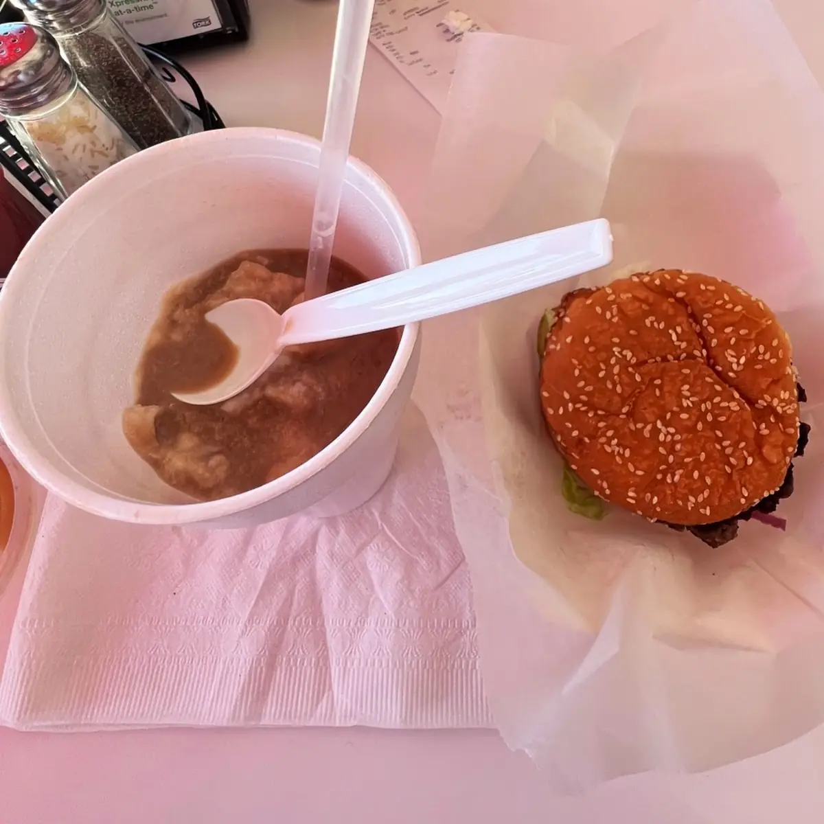Lotta Burger and Rootbeer Float