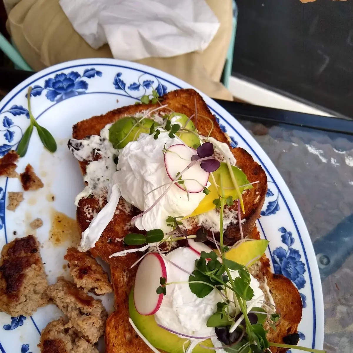 Poached Eggs on Toast
