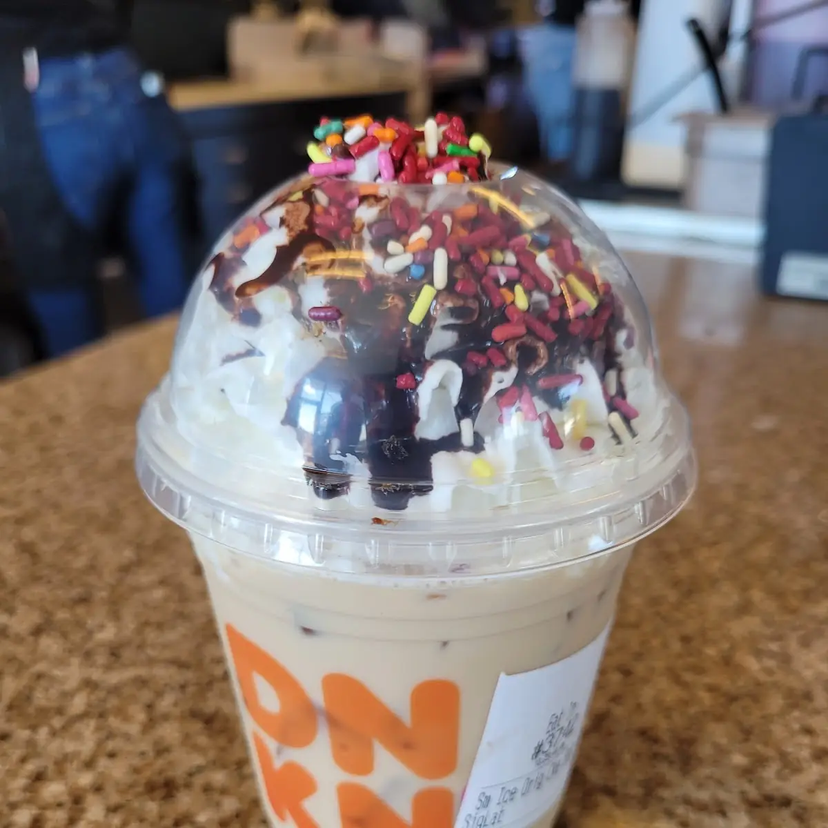 Cake Batter Iced Latte