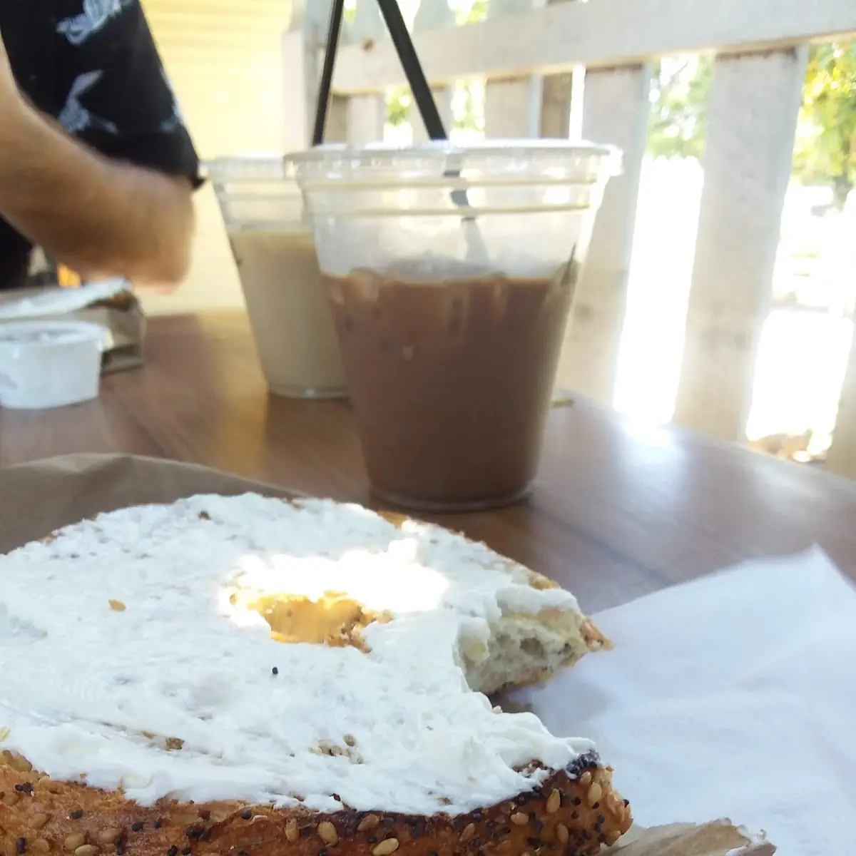 Everything Bagel with Cream Cheese