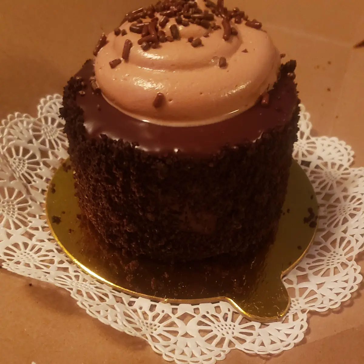 Midnight Chocolate Cupcake