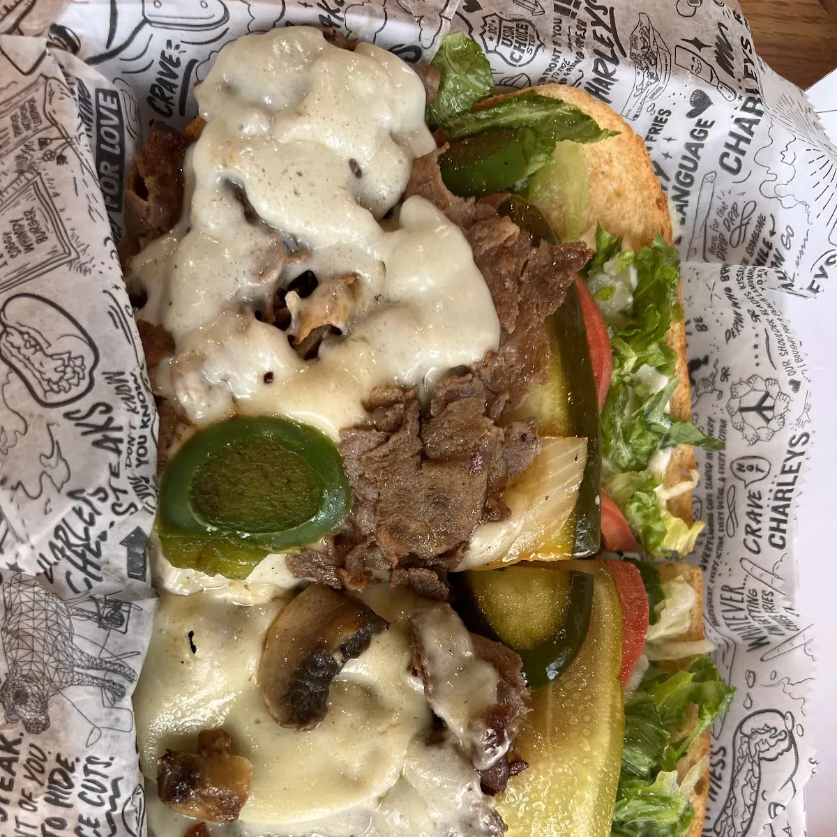 Philly Cheese Steak Sandwich