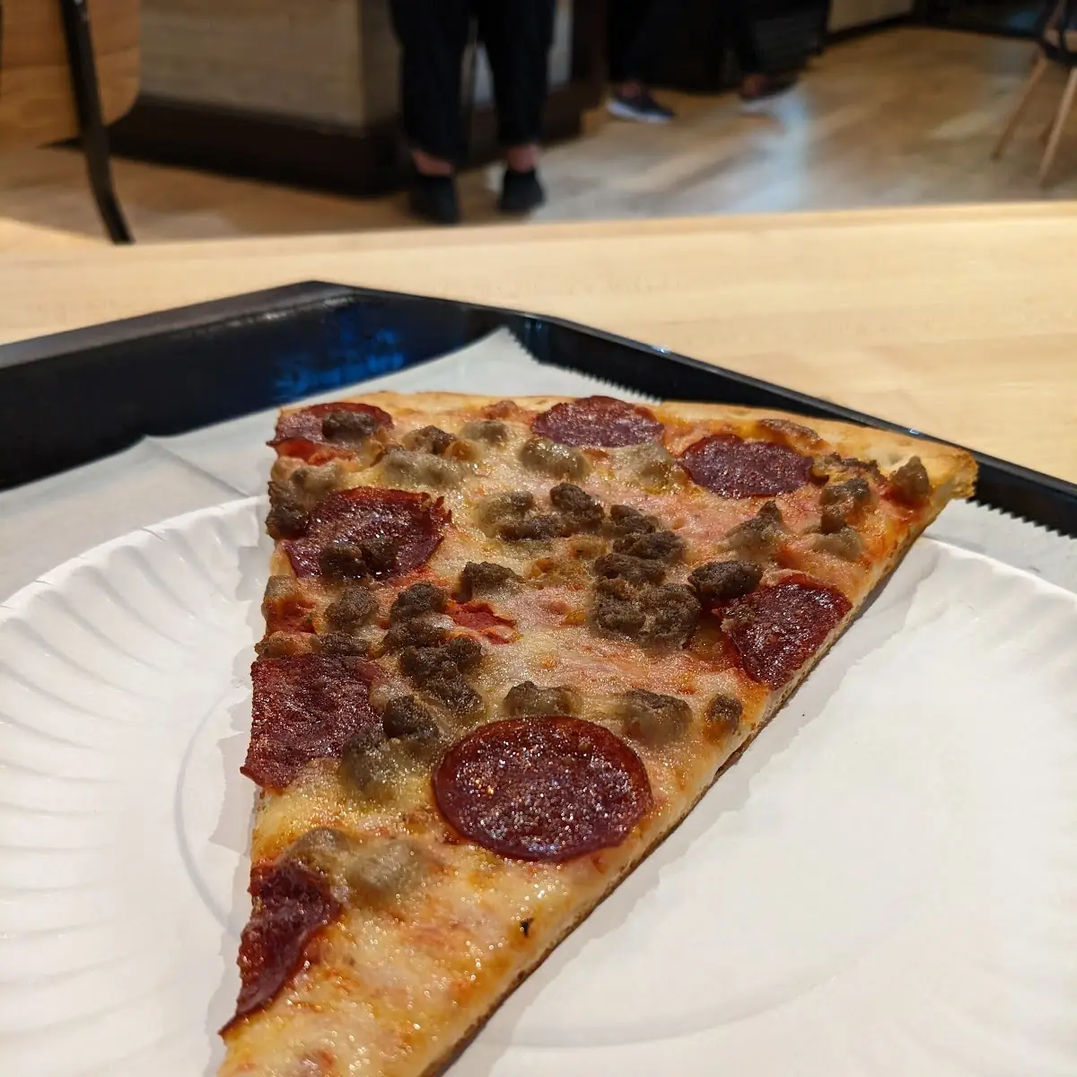 Sausage and Pepperoni Pizza