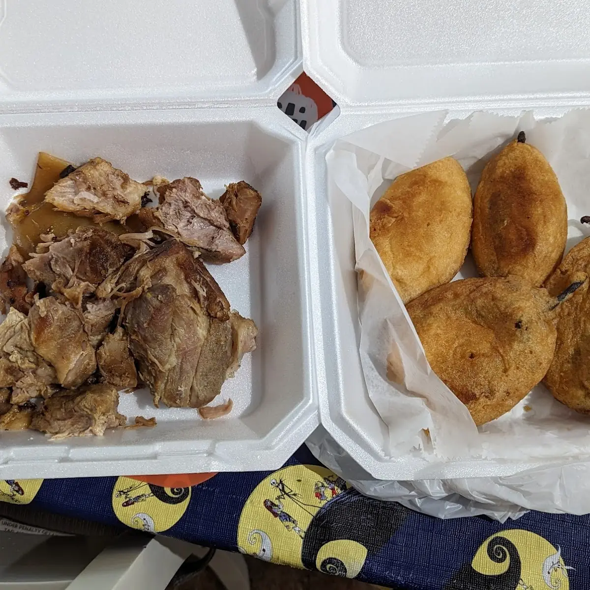 Carnitas and Chile Relleno