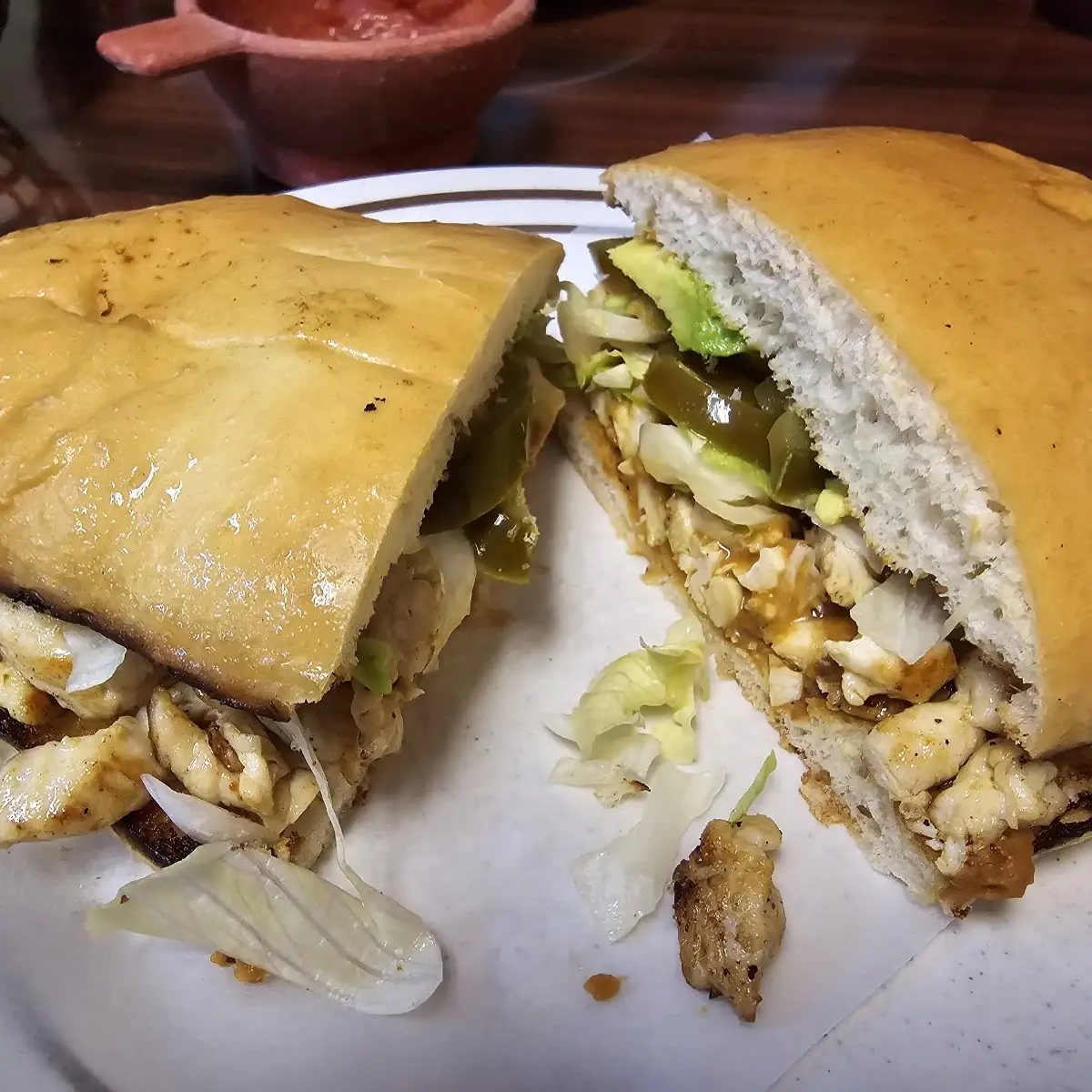 Grilled Chicken Torta