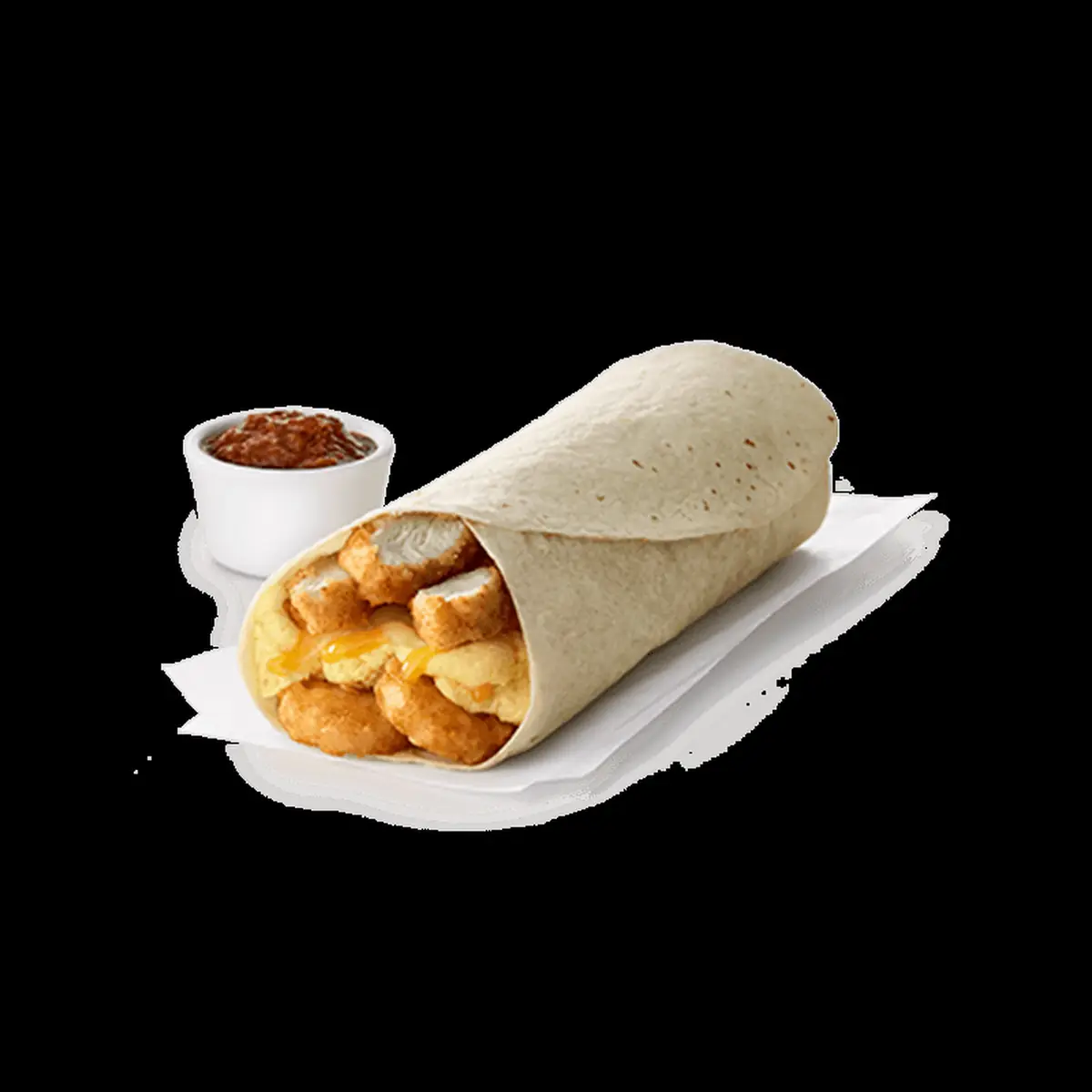 Hash Brown Scramble Burrito