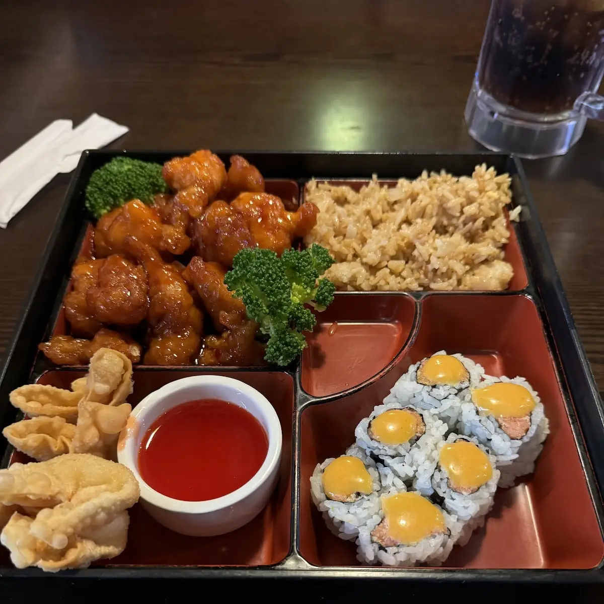 Coconut Chicken Bento Box