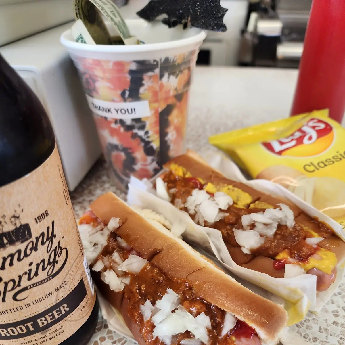Chili Dog with Onion