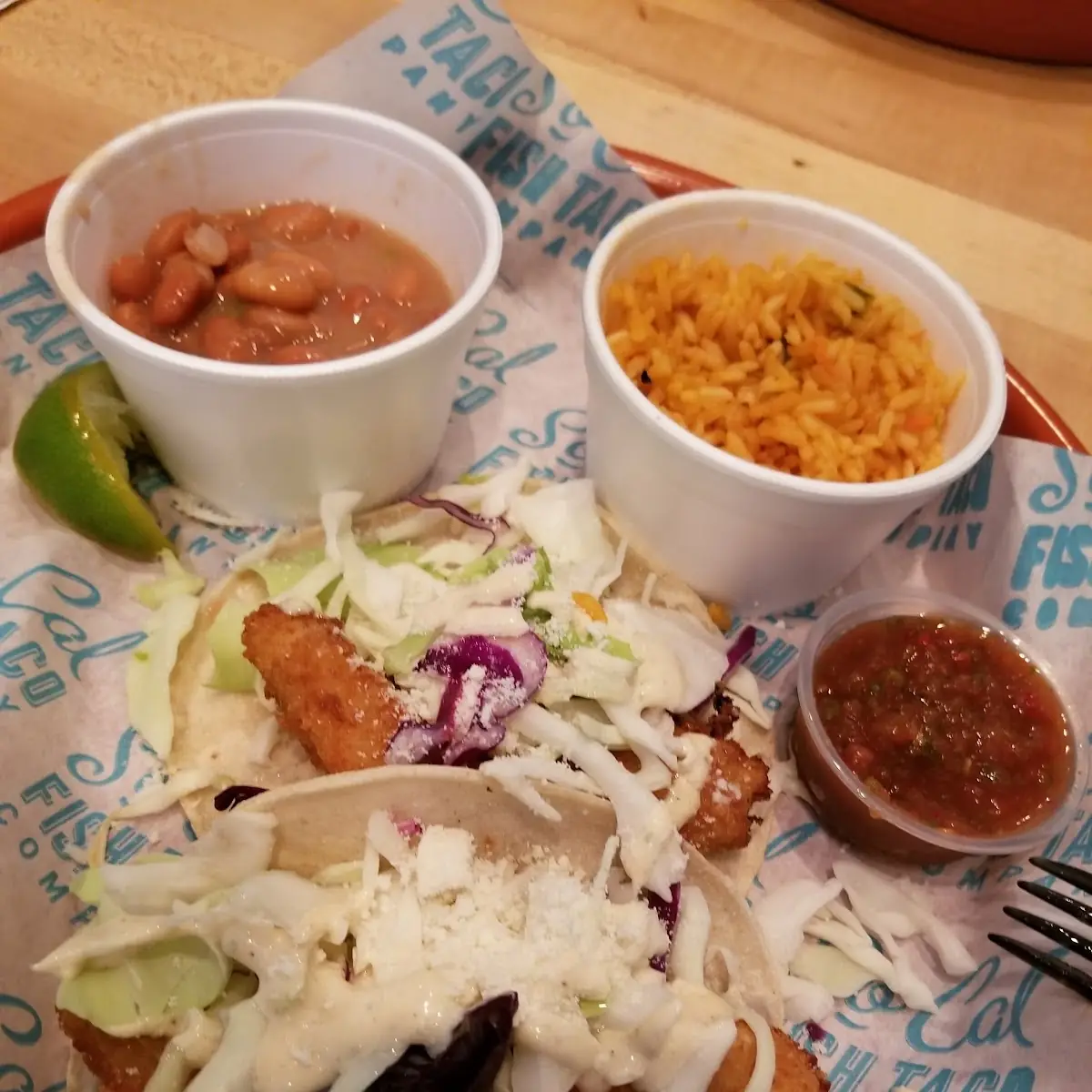 Corona Beer Battered Mahi Tacos